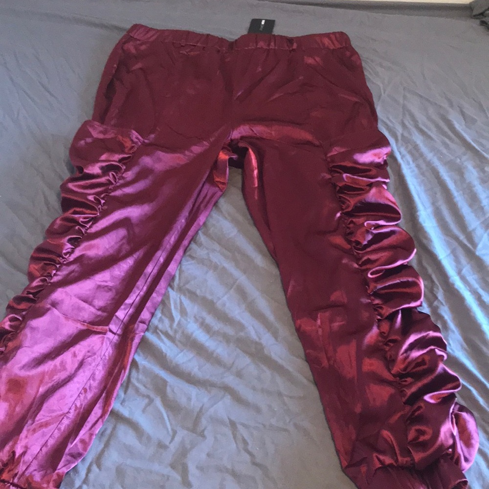 Under construction jogger pants from fashion nova.